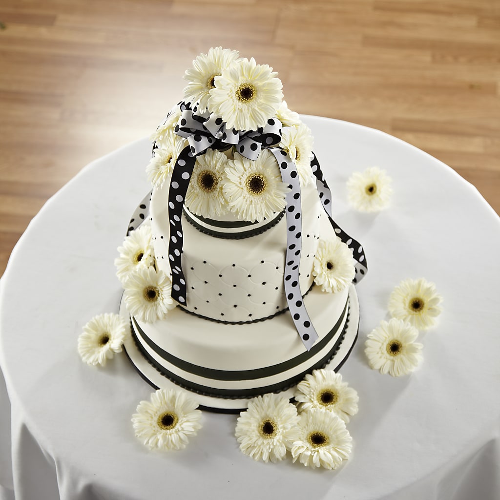 Simple Sophistication Cake Décor – Blossom Shop, Conroe TX