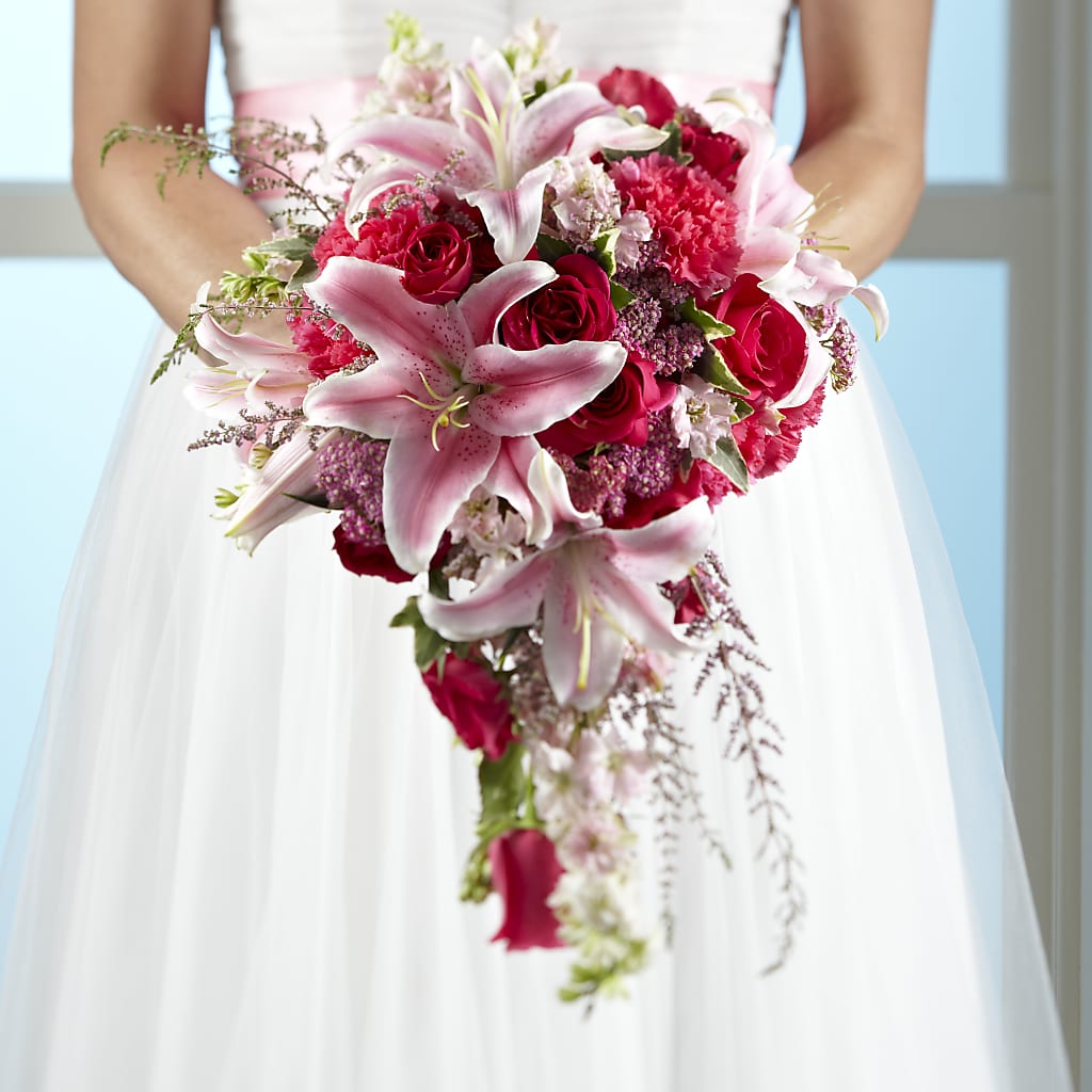 Lily & Rose Bouquet – Blossom Shop, Conroe TX