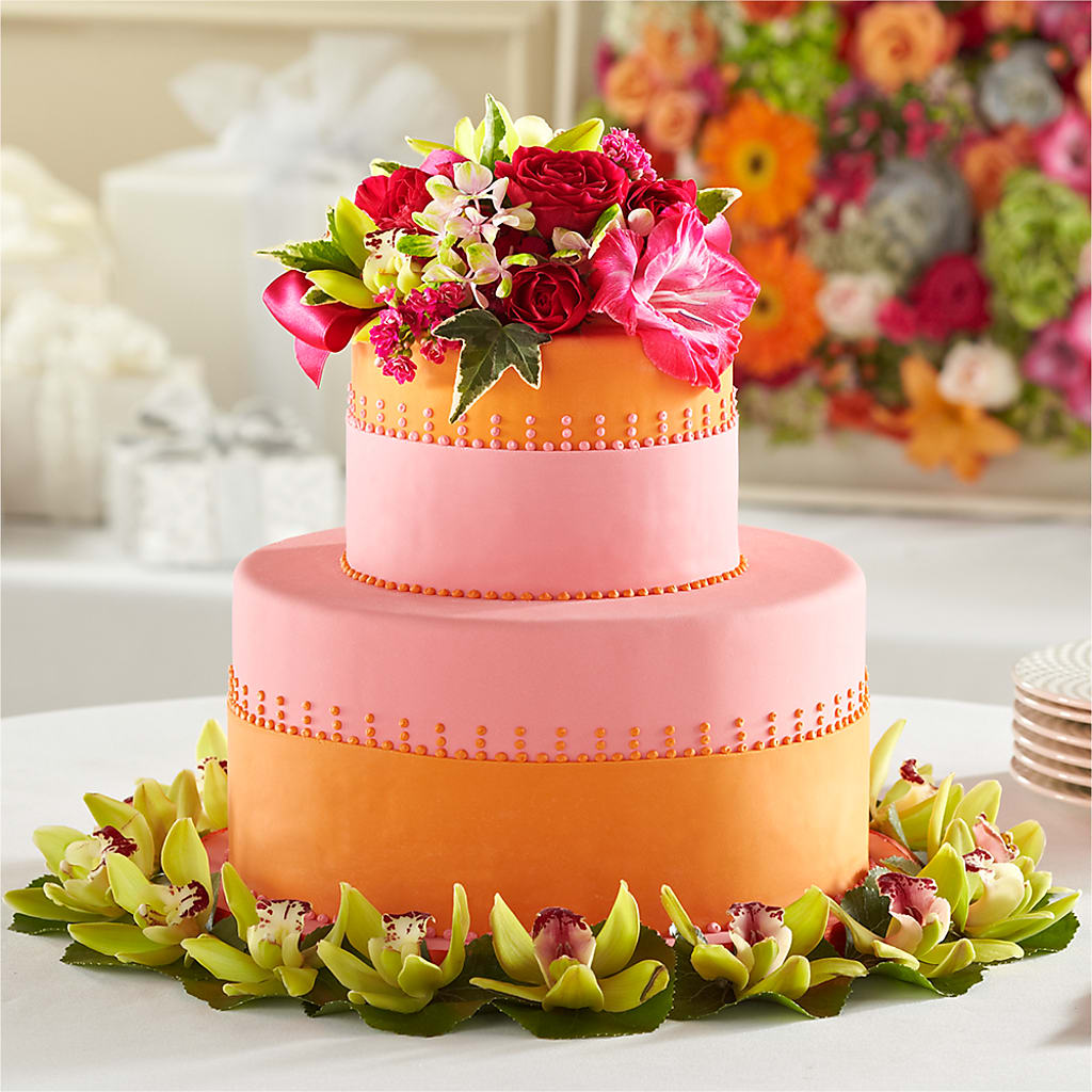 Sweet Citrus Cake Decor – Blossom Shop, Conroe TX
