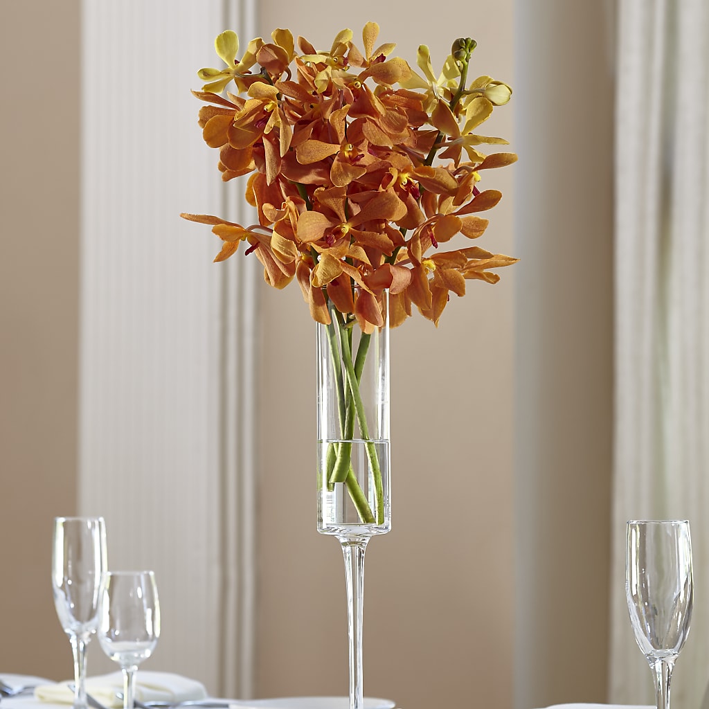 Orange Mokara Bouquet – Blossom Shop, Conroe TX