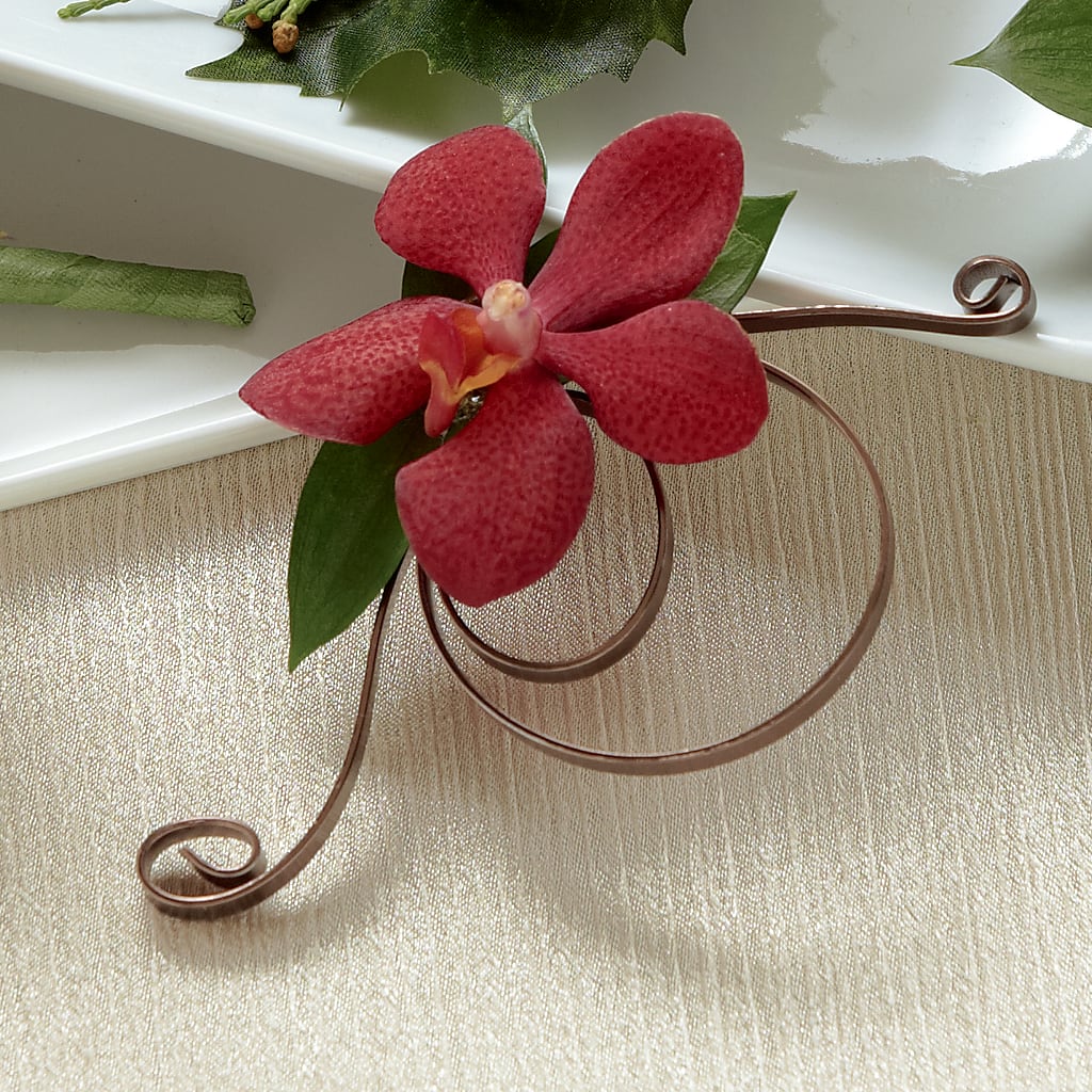 Red Mokara Boutonniere – Blossom Shop, Conroe TX