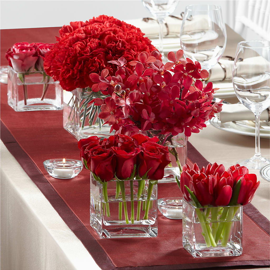 Modern Grace Centerpiece – Blossom Shop, Conroe TX