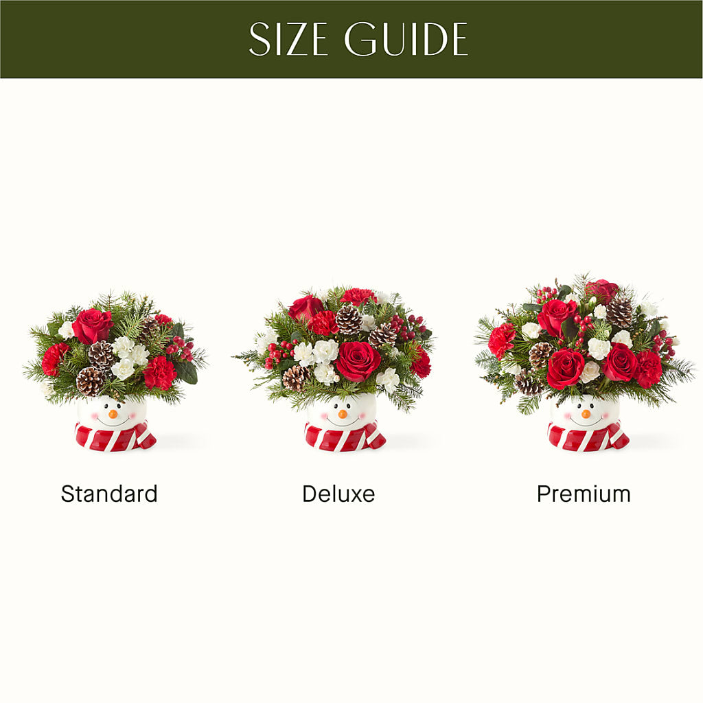 Jolly Snowman Bouquet –  Blossom Shop, Conroe TX