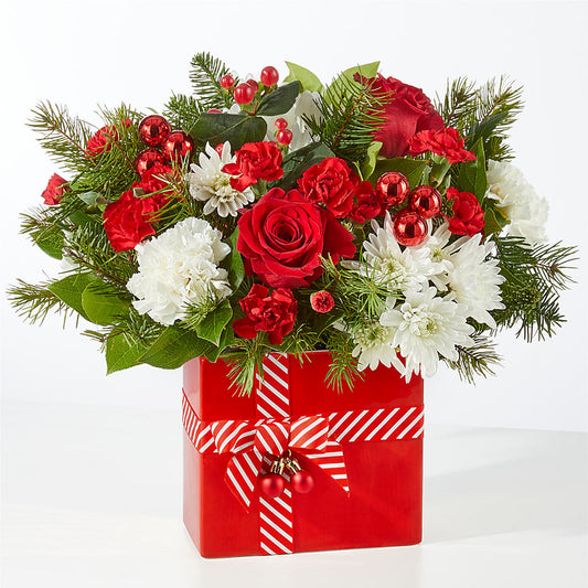 Presents Under the Tree Bouquet –  Blossom Shop, Conroe TX