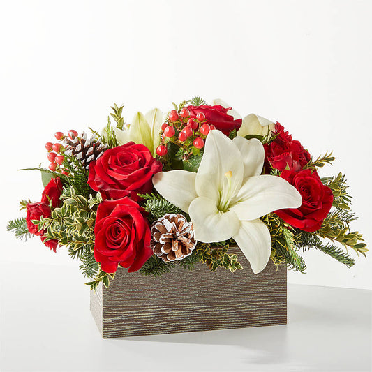 Snowy Wonderland Bouquet –  Blossom Shop, Conroe TX