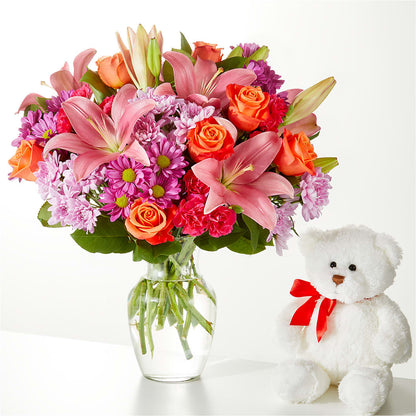 One and Only Bouquet and Bear Bundle –  Blossom Shop, Conroe TX