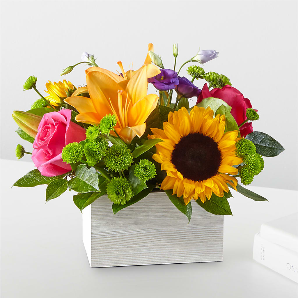 Best Day Box Bouquet –  Blossom Shop, Conroe TX
