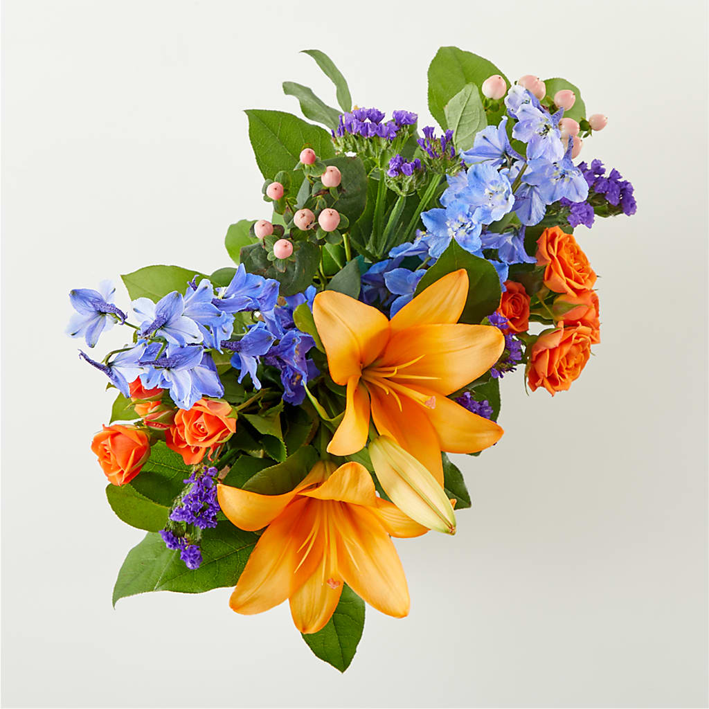 Radiant Citrus Box Bouquet –  Blossom Shop, Conroe TX