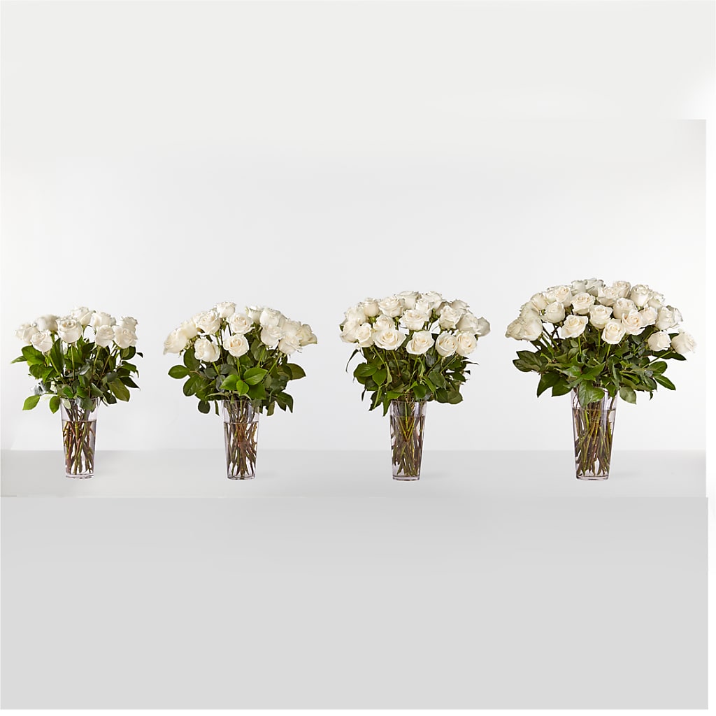 Long Stem White Rose Bouquet –  Blossom Shop, Conroe TX