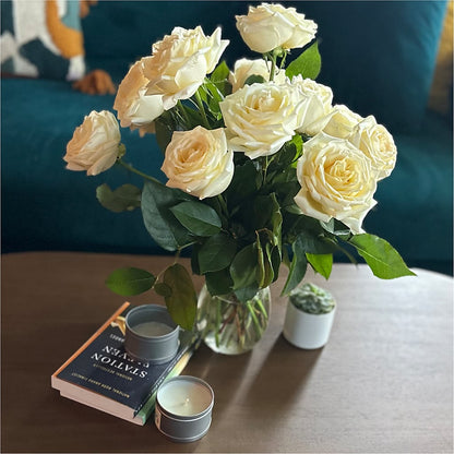 Long Stem Yellow Rose Bouquet –  Blossom Shop, Conroe TX