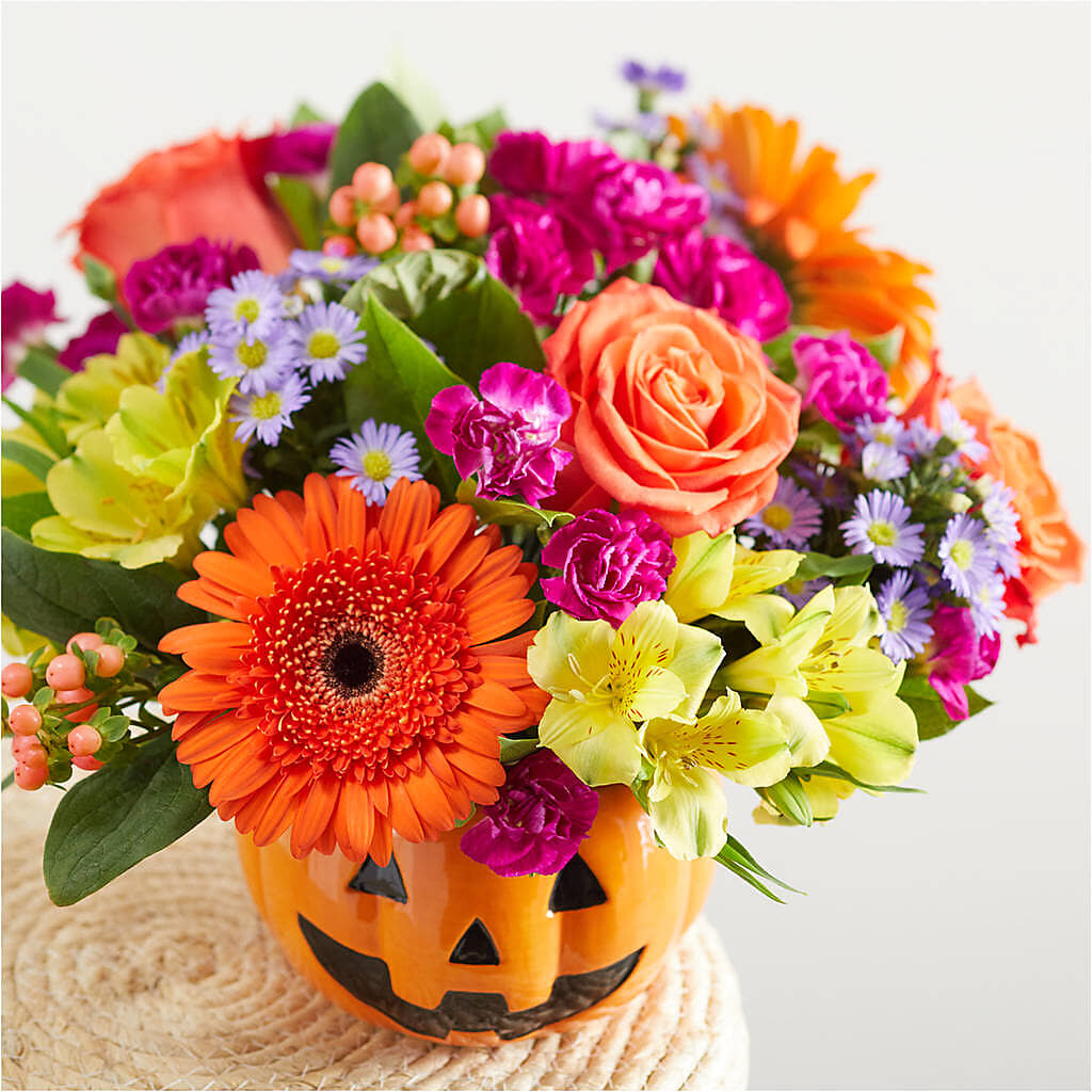 Tricks & Treats Pumpkin –  Blossom Shop, Conroe TX