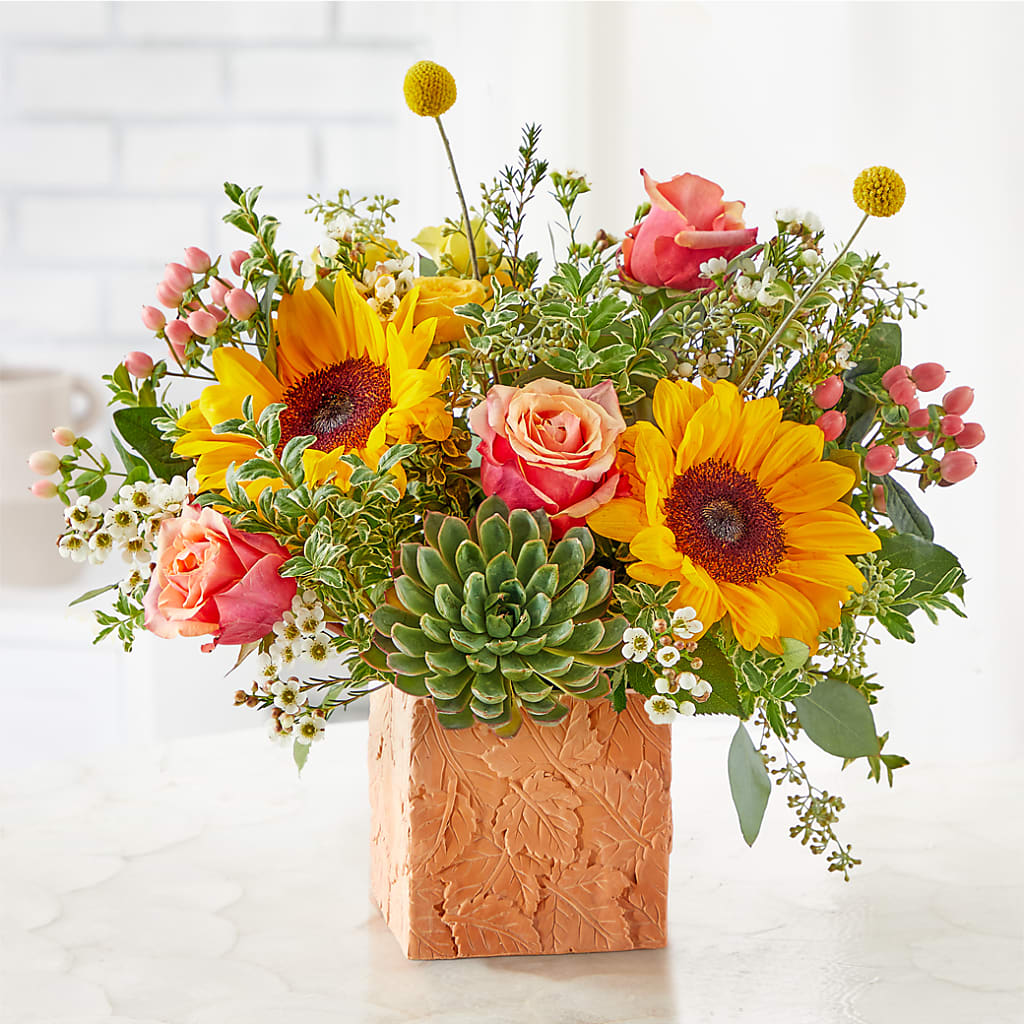 Sunflower Season Bouquet –  Blossom Shop, Conroe TX