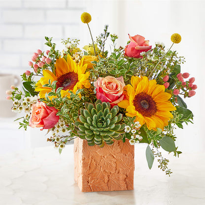 Sunflower Season Bouquet –  Blossom Shop, Conroe TX