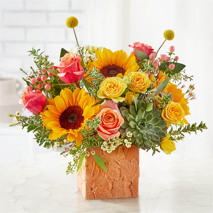 Sunflower Season Bouquet –  Blossom Shop, Conroe TX