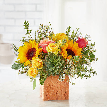 Sunflower Season Bouquet –  Blossom Shop, Conroe TX