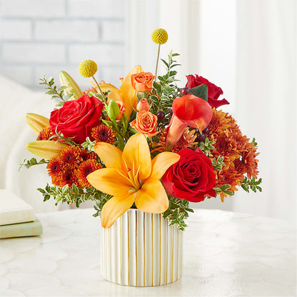 Scarlet Skies Bouquet –  Blossom Shop, Conroe TX