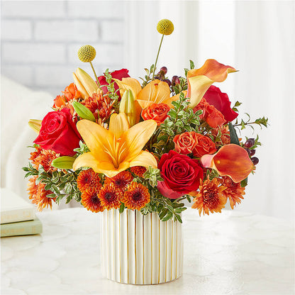 Scarlet Skies Bouquet –  Blossom Shop, Conroe TX