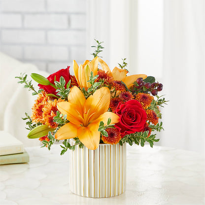 Scarlet Skies Bouquet –  Blossom Shop, Conroe TX