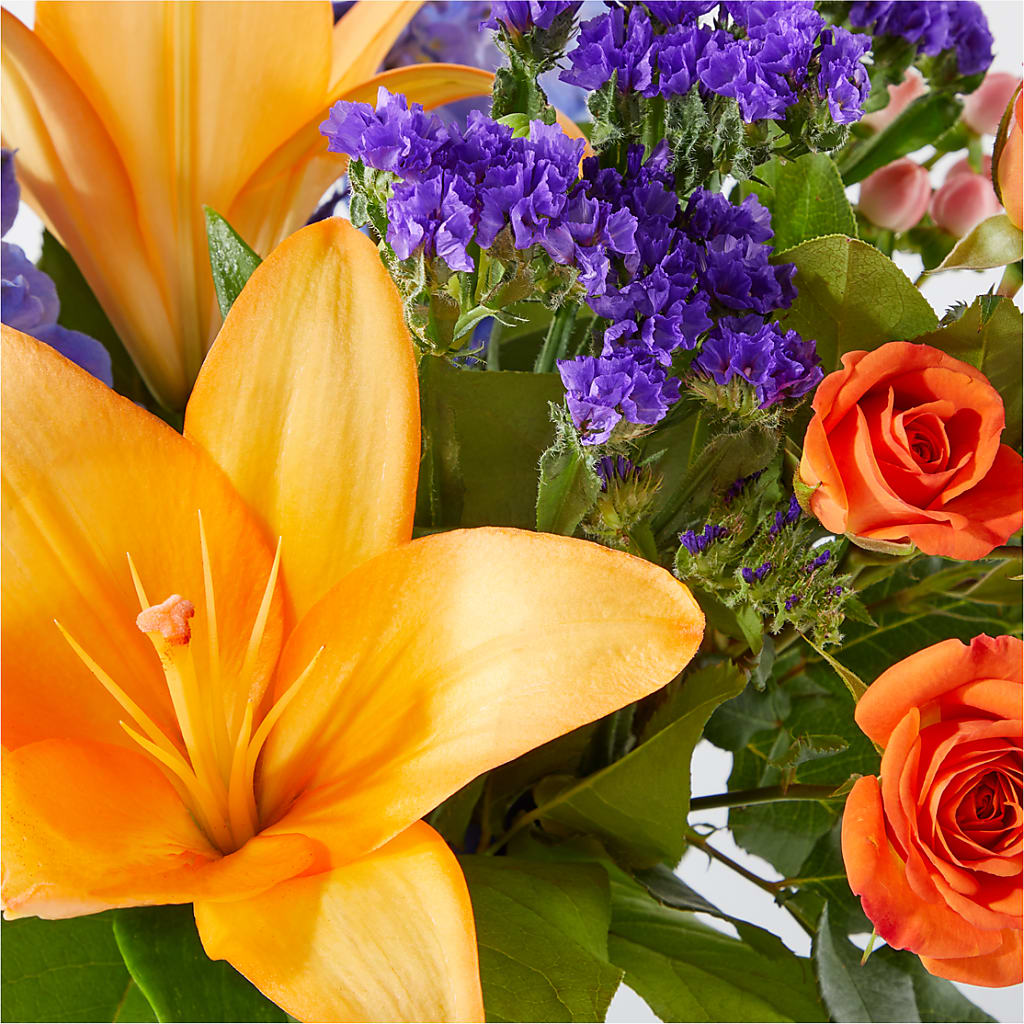 Radiant Citrus Bouquet –  Blossom Shop, Conroe TX