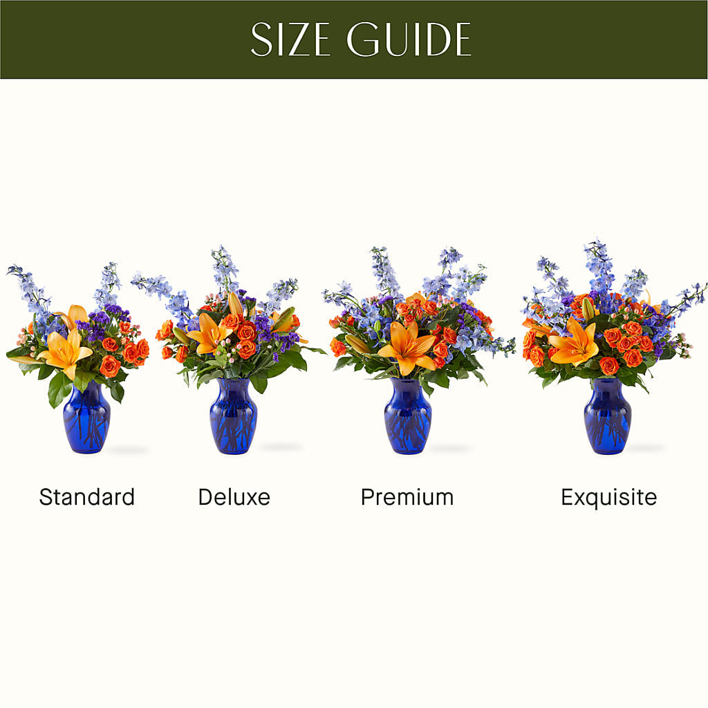 Radiant Citrus Bouquet –  Blossom Shop, Conroe TX
