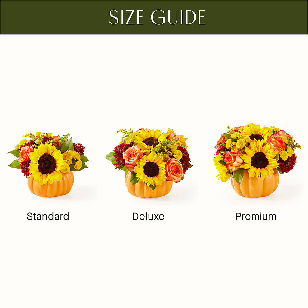 Golden Gourd Pumpkin Bouquet –  Blossom Shop, Conroe TX