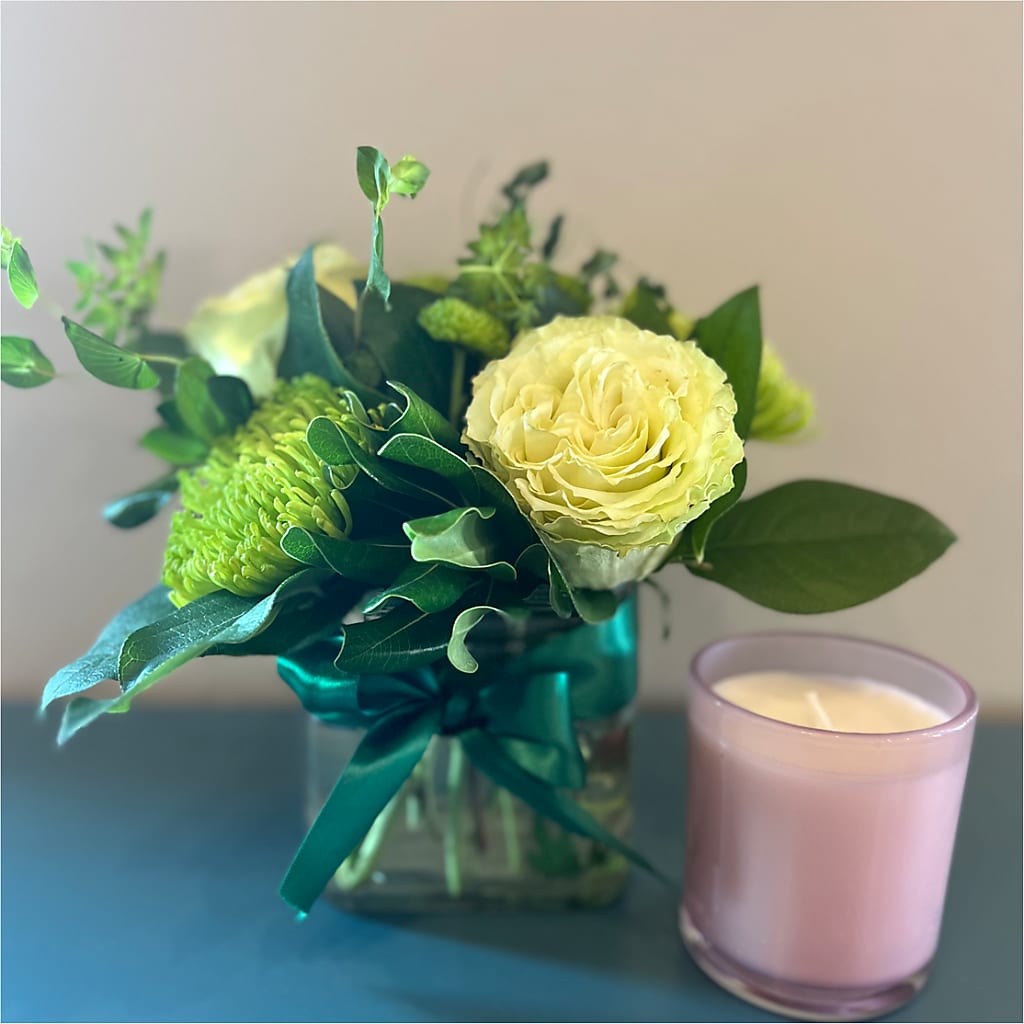 Emerald Forest Bouquet –  Blossom Shop, Conroe TX