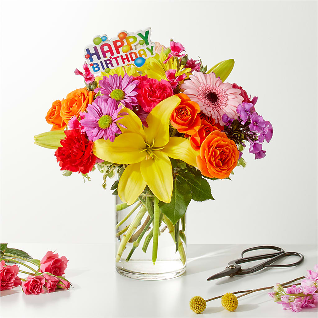 Cue the Confetti - A Florist Original –  Blossom Shop, Conroe TX