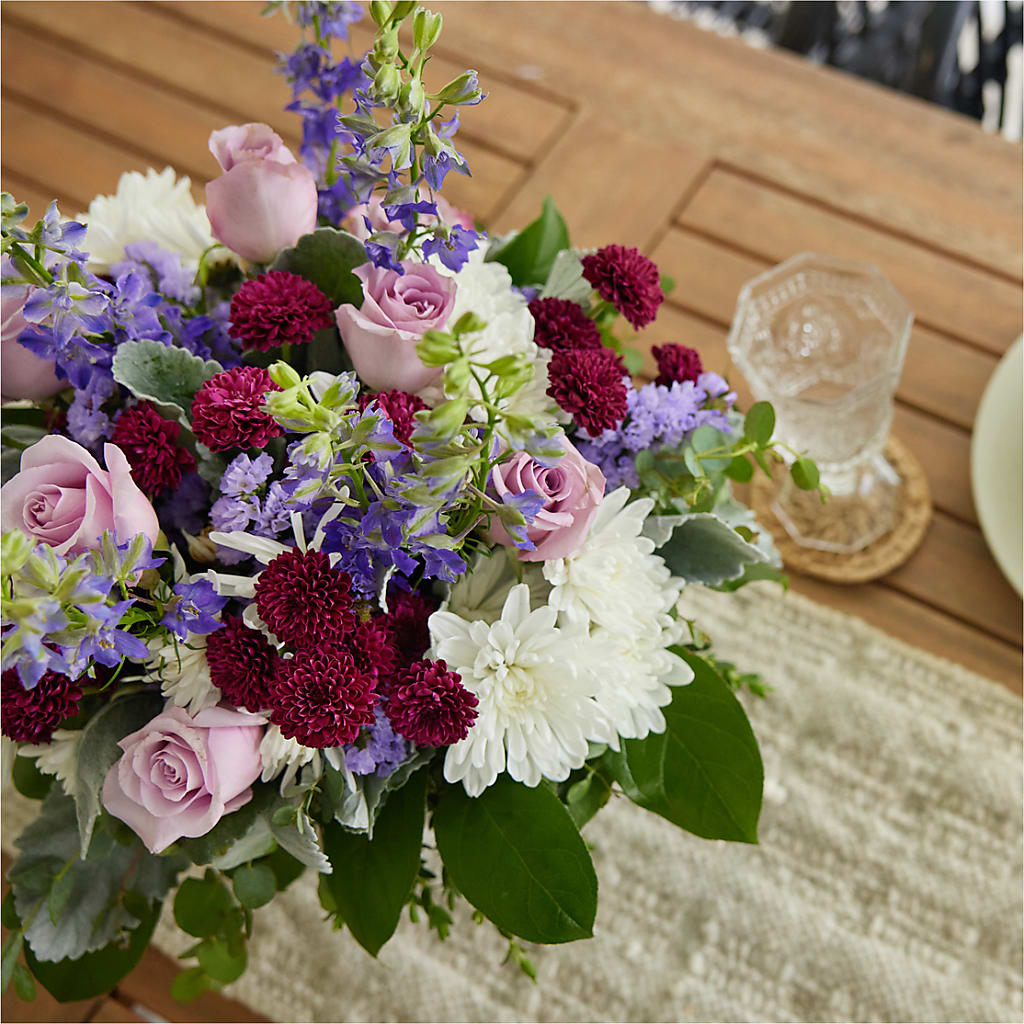 Violet Frost Bouquet –  Blossom Shop, Conroe TX