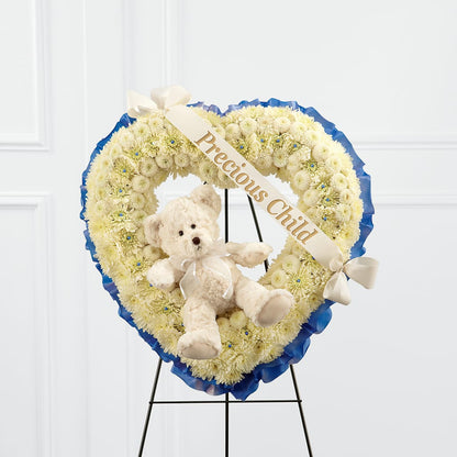Precious Child Standing Heart –  Blossom Shop, Conroe TX