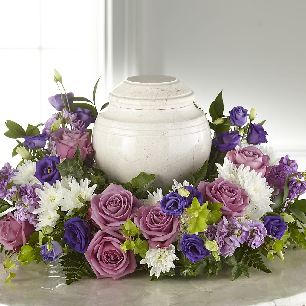 Blooming Sympathy Cremation Adornment –  Blossom Shop, Conroe TX