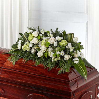 Hopeful Gesture Casket Spray –  Blossom Shop, Conroe TX