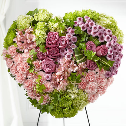 Heartwarming Standing Heart –  Blossom Shop, Conroe TX