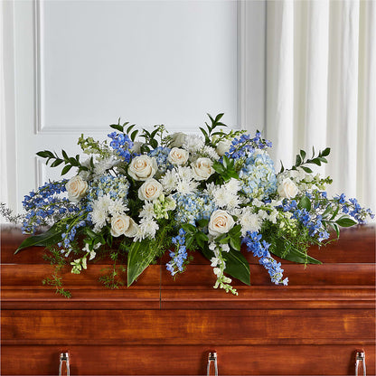 Timeless Essence Casket Spray –  Blossom Shop, Conroe TX