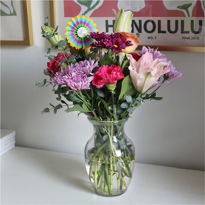 Light of My Life Bouquet & Happy Birthday Topper –  Blossom Shop, Conroe TX