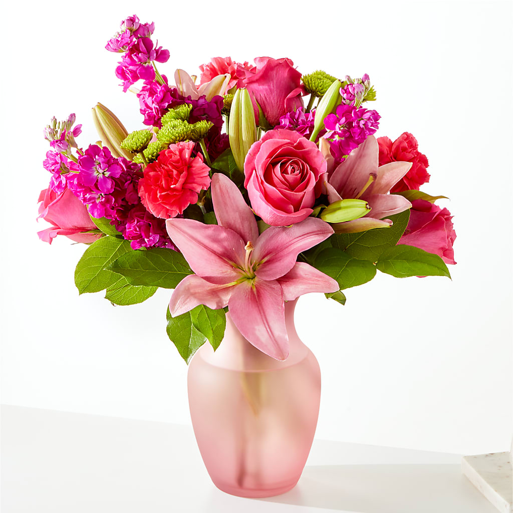 Watermelon Crush Bouquet –  Blossom Shop, Conroe TX