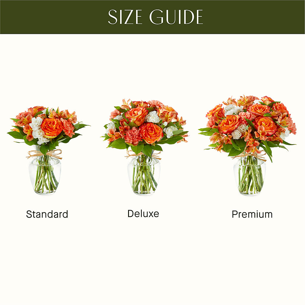 Apricot Glow Bouquet –  Blossom Shop, Conroe TX