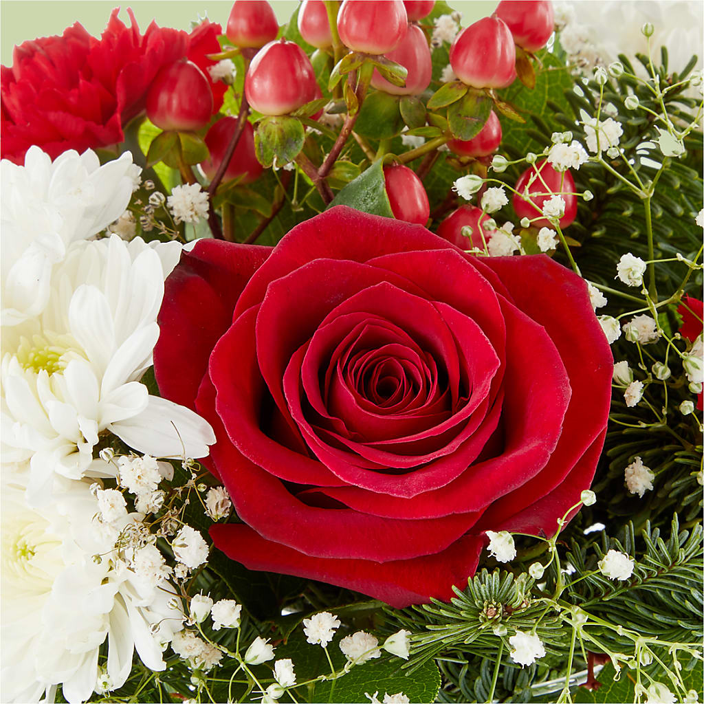 Chance of Flurries Bouquet –  Blossom Shop, Conroe TX