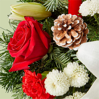 Seasonal Festivities Centerpiece –  Blossom Shop, Conroe TX