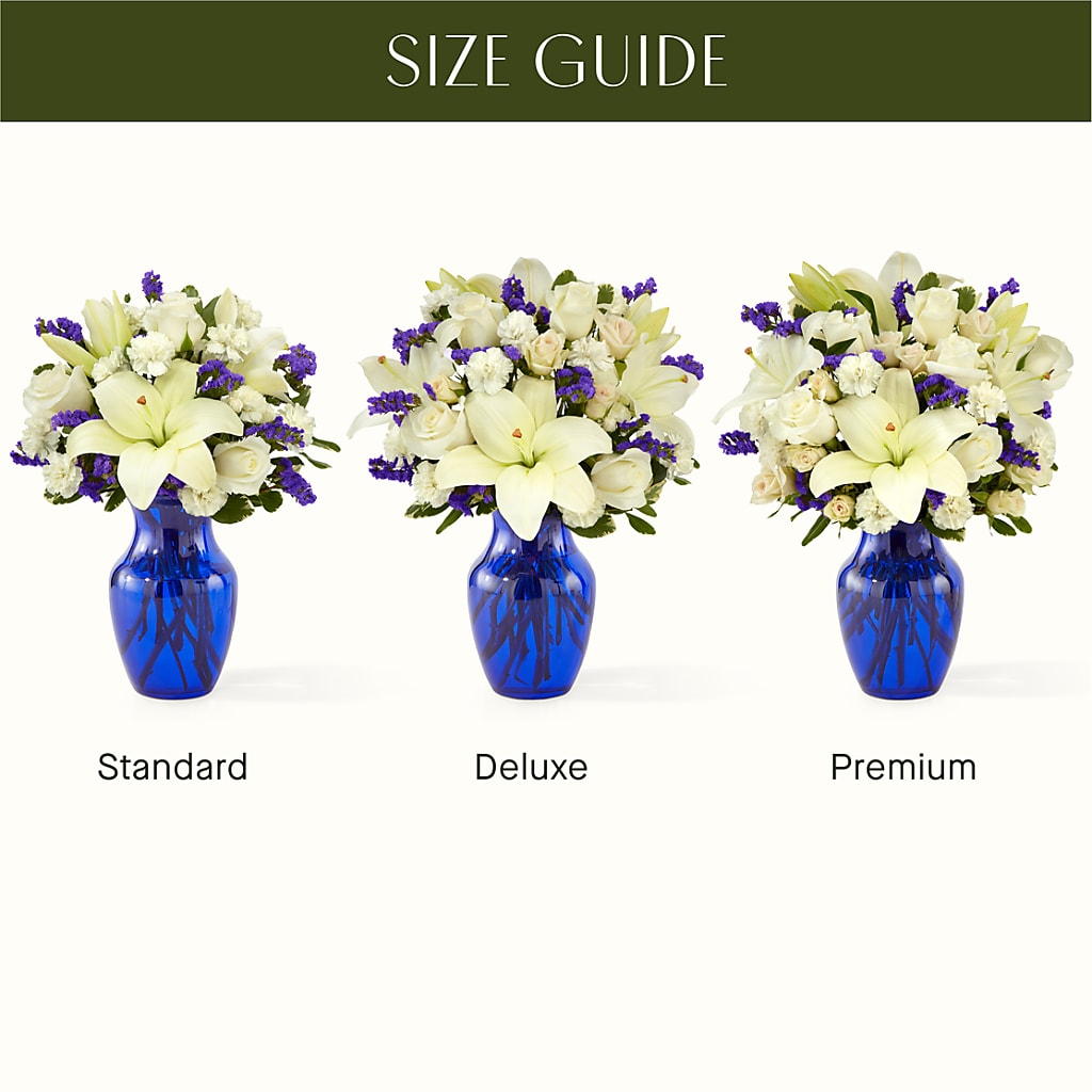 Sapphire Rush Bouquet –  Blossom Shop, Conroe TX