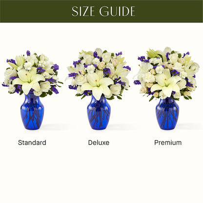 Sapphire Rush Bouquet –  Blossom Shop, Conroe TX