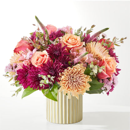 Berry Cobbler Bouquet with Ivory Vase –  Blossom Shop, Conroe TX