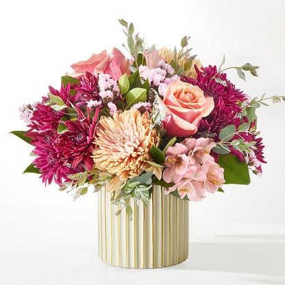 Berry Cobbler Bouquet with Ivory Vase –  Blossom Shop, Conroe TX