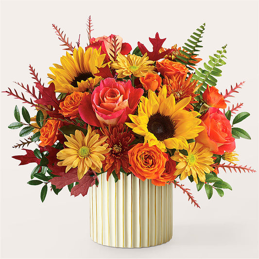 Fall Campfire Bouquet –  Blossom Shop, Conroe TX