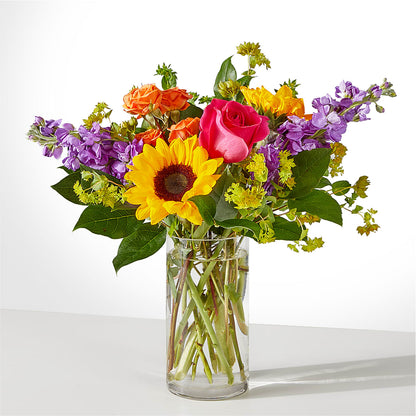 Vibrant Greetings Bouquet –  Blossom Shop, Conroe TX