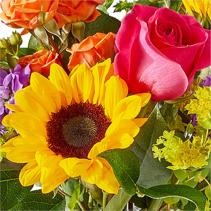 Vibrant Greetings Bouquet –  Blossom Shop, Conroe TX
