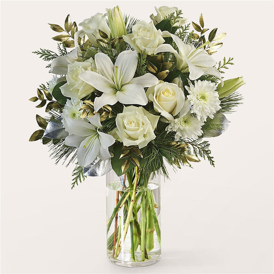 Wintry Mix Bouquet –  Blossom Shop, Conroe TX