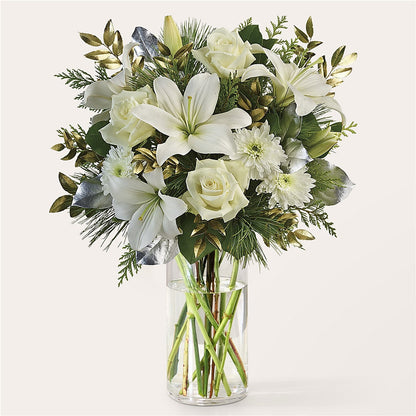 Wintry Mix Bouquet –  Blossom Shop, Conroe TX