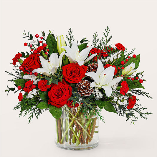 Best in Snow Bouquet –  Blossom Shop, Conroe TX