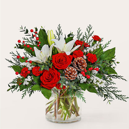 Best in Snow Bouquet –  Blossom Shop, Conroe TX