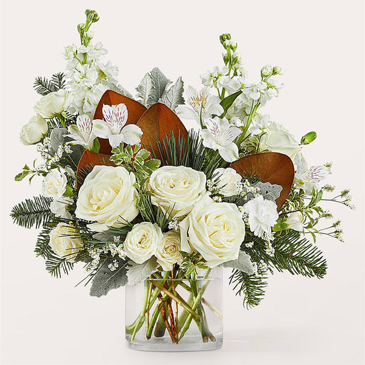 Fresh Snowfall Bouquet –  Blossom Shop, Conroe TX